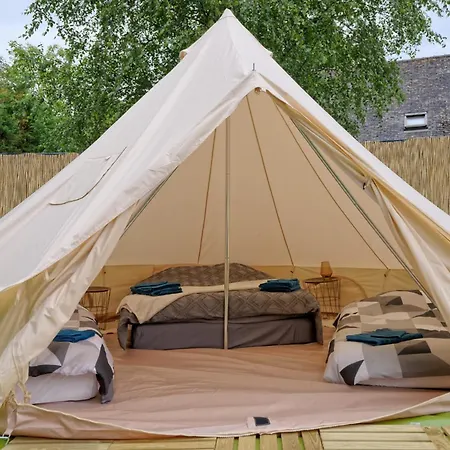 Tipi Experience L'Echappee Belle Hotel Saint-Maudez Exterior photo